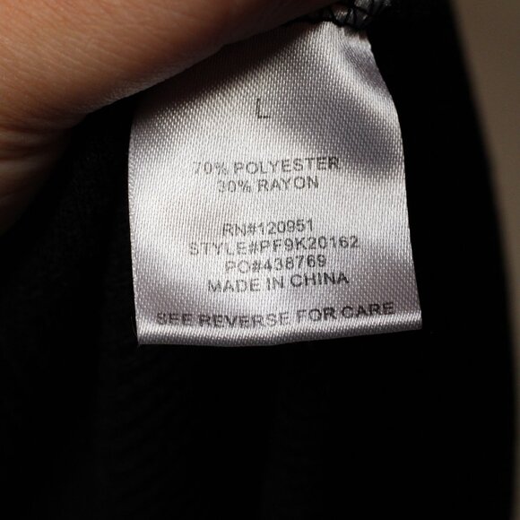 Pink Rose Black Waffle Hoodie - Picture 8 of 8